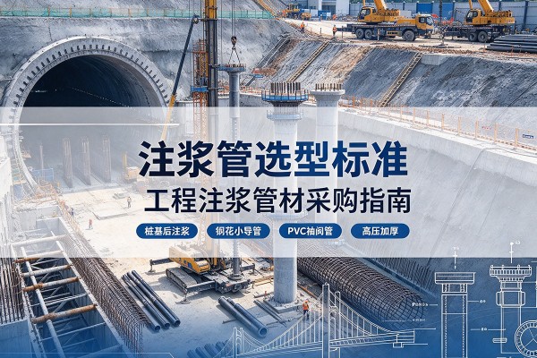 无棣注浆管选型标准