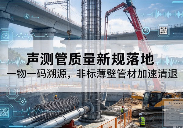 无棣声测管质量新规落地，一物一码溯源，非标薄壁管材加速清退
