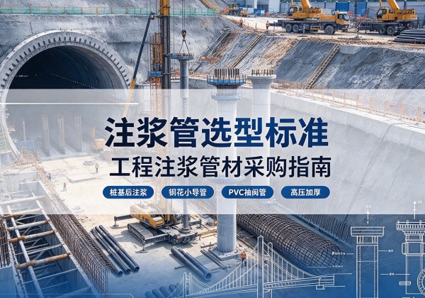 无棣注浆管选型标准